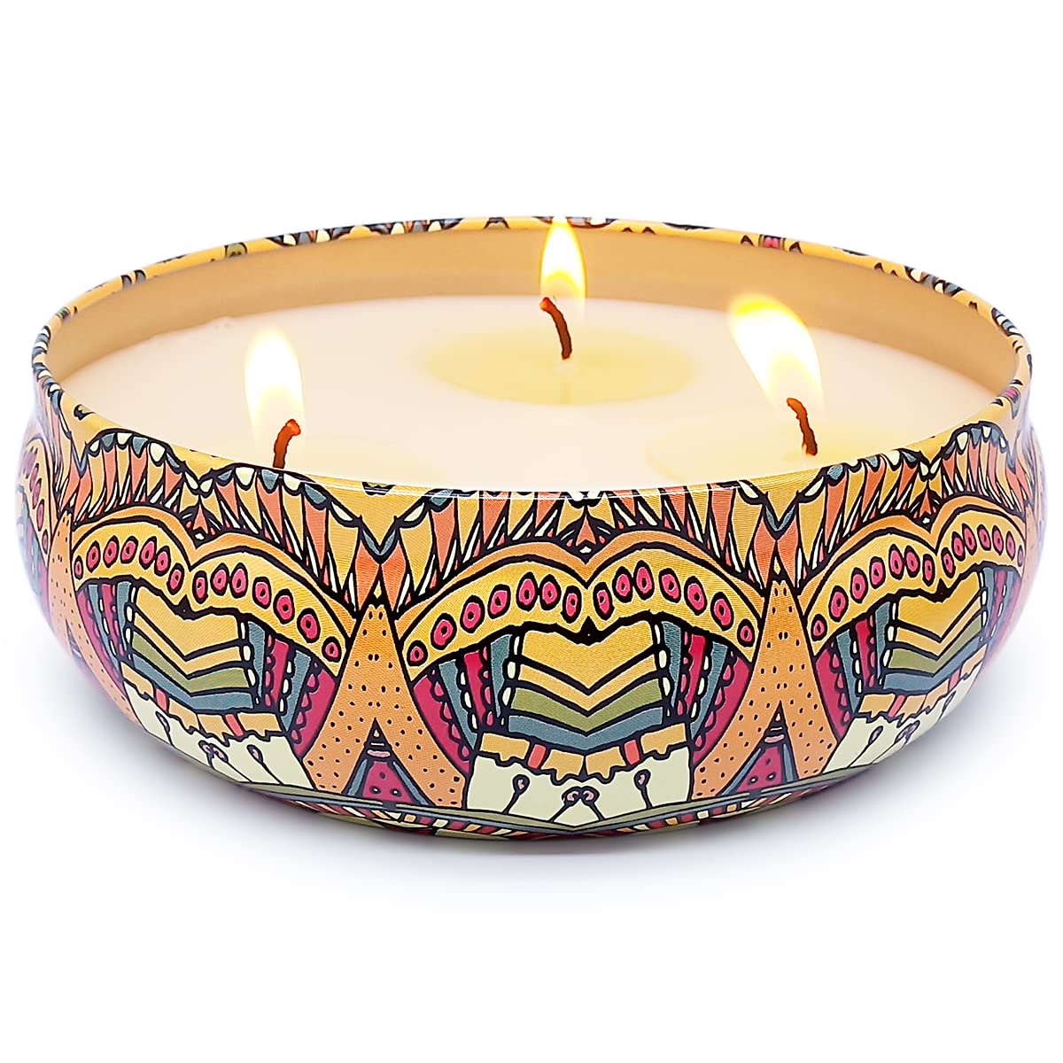 Citronella Candle Outdoor, Large 3 Wicks 13.5oz Soy Wax Bugs Away Candles for Outside Patio Porch