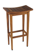 AquaTeak The Original 30 Tall Maluku Teak Bar Stool