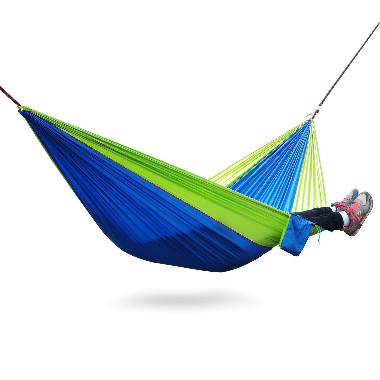 Hammocks, Easy Hanging Hammock with Tree Straps&Carabiners- Supports Up To 600 lbs for Camping Backpacking, Hiking, Travel, Beac