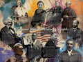 777 Tri-Seven Entertainment Famous Black History People Poster Series 01, 24x18, Multicolor