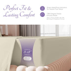 Carressa Linen Luxury Egyptian Cotton King Printed Sheet Set - 600 Thread Count Extra Long Staple 4 Pc Set, Blossom Azure King P