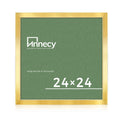 Annecy 24x24 Picture Frame Gold(1 Pack), 24 x 24 Picture Frame for Wall Decoration, Classic Gold Minimalist Style Suitable for D