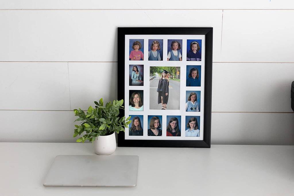 Kate & Milo School Days Frame 95503-A Multi Photo Collage Black 18.5" H x 14.5" W