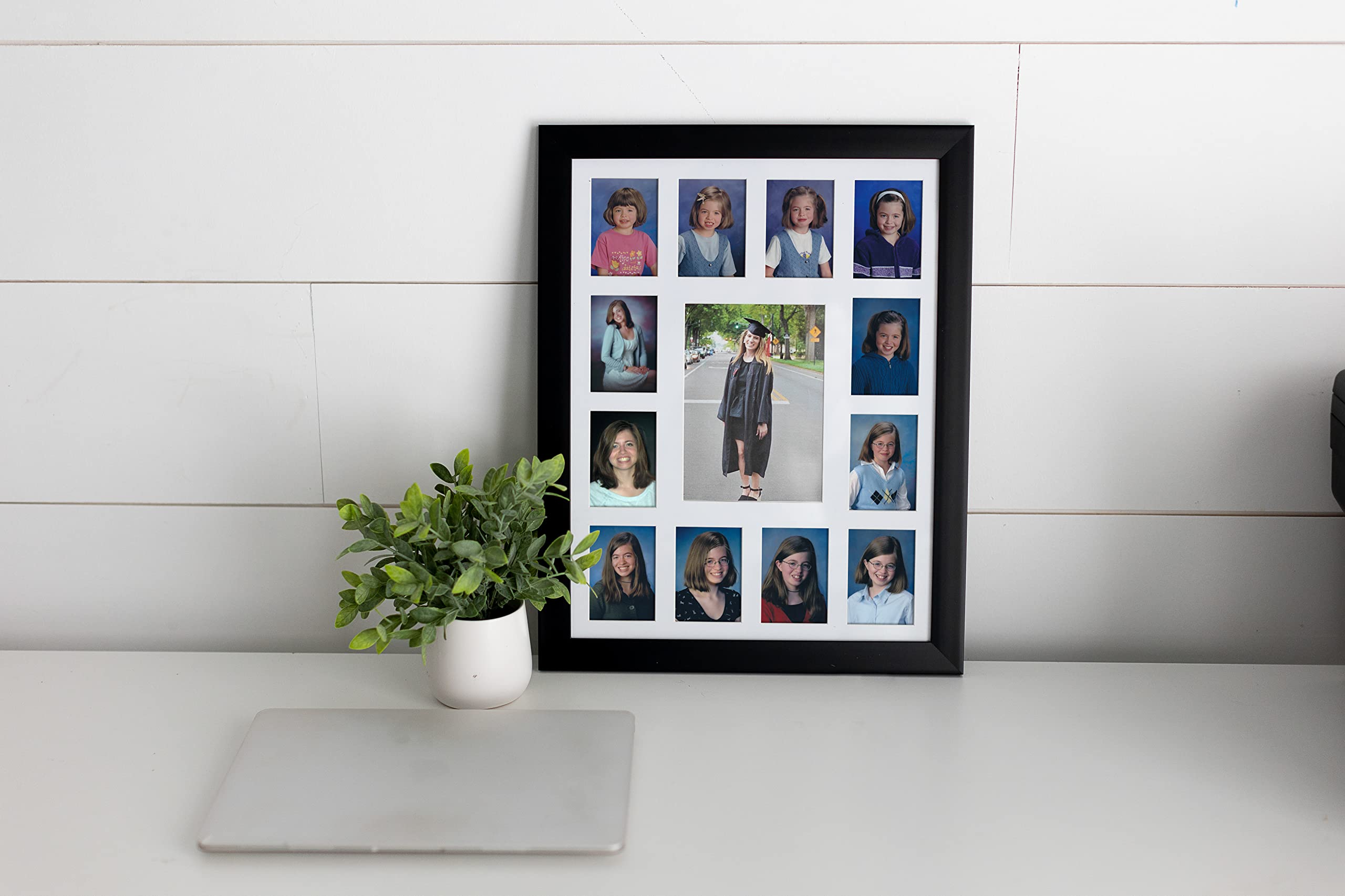 Kate & Milo School Days Frame 95503-A Multi Photo Collage Black 18.5" H x 14.5" W
