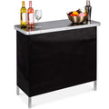 Best Choice Products Portable Pop-Up Bar Table for Indoor, Outdoor, Party, Picnic, Tailgate, Entertaining w/Carrying Case, Stora