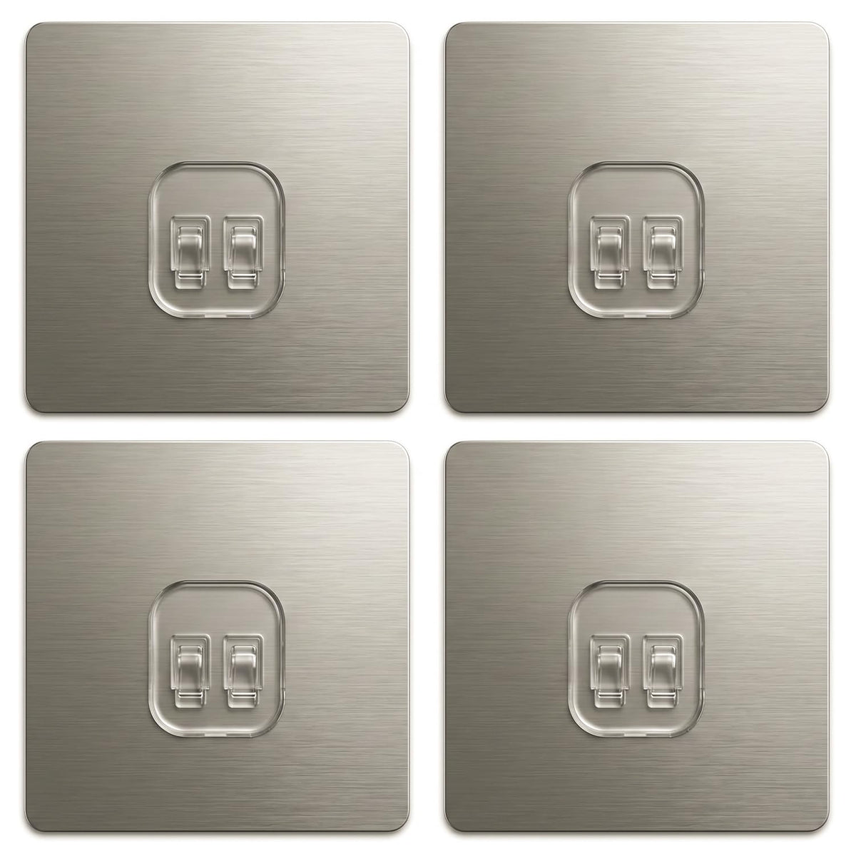 VIHAX Self Adhesive Magic Sticker | Wall Mount Stickers for Corner Shelves | Heavy Duty, No Drill. for Bathroom & Kitchen Rack |