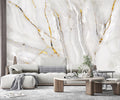 YQWDMX -Gold Marble Fabric Wallpaper Abstract Texture Mural Living Room 140 x 91 (Not Peel and Stick)