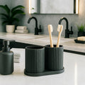 DHANISHTHA Tooth Brush Holder Bathroom | Brush Holder for Bathroom | Toothbrush Holder & Brush Stand | Bathroom Accessories Orga
