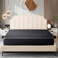 Ersmak Satin Fitted Sheet Only, Luxury Silky King Fitted Sheet Ultra Soft Deep Pocket Bottom Sheet, Wrinkle & Fade Resistant - B