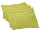 Elegant Comfort 6-Pack Solid Pillowcases 1500 Premium Hotel Quality Microfiber - Smooth Weave, Wrinkle And Fade Resistant, Easy Slip-On, 6-Piece Set, King Pillowcase, Pistachio Green