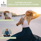 Soul Sticks 4 Inch 12 Pack Organic White Sage Smudge Smudging Sticks | Bulk Quantities For Home Cleansing, Good Energy Meditatio