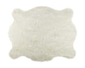 HomeRoots Decor 63-inch x 90-inch Off White, Polar Bear Faux Hide - Area Rug