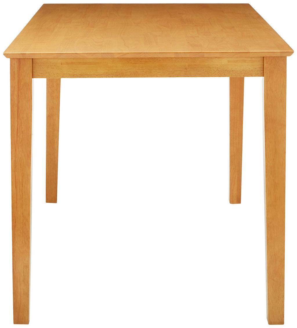 East West Furniture CAT-OAK-H Capri Bar Height Counter Table - a Rectangle Dinner Table Top with Sturdy Legs, 36x60 Inch, OAK