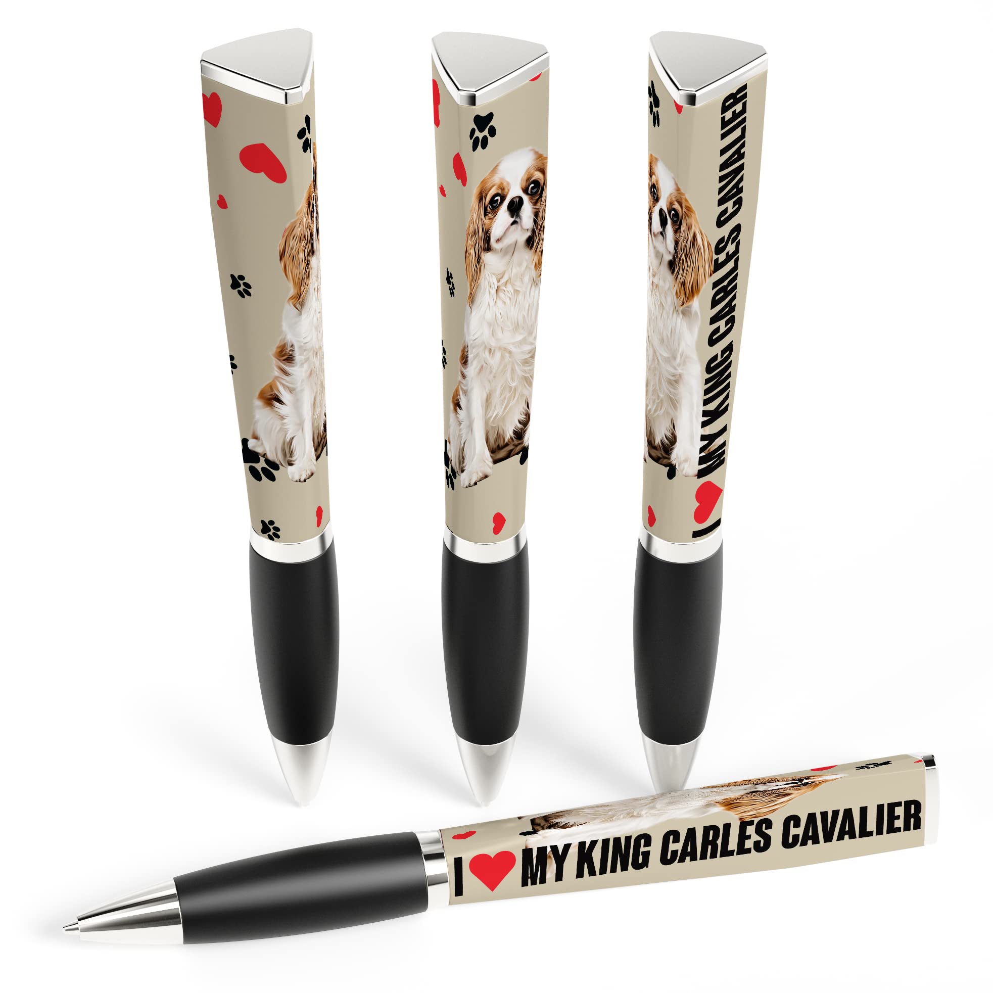 Aninkabove I Love My Aussie Dog Pen Medium Point Black Ink Smooth Writing Refillable, Best Gift For All Occasions, Gift For Wome