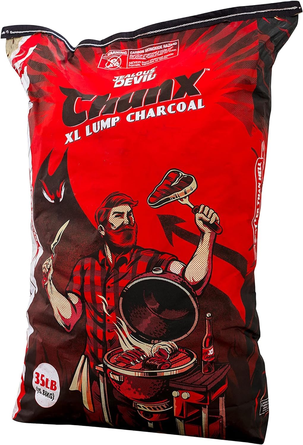 Jealous Devil All Natural Hardwood Lump Charcoal - 35Lb