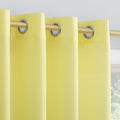 No. 918 Daylin Woven SemiSheer Grommet Curtain Panel, 54 x 108, Yellow