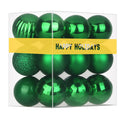Emerald Green 3.2 Large Christmas Balls - Christmas Tree Decoration Ornaments Shatterproof Hanging Balls for Birthday Halloween 