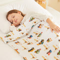 HOSUKKO Weighted Blanket - 10 lbs Engineering Vehicles Heavy Blanket - Breathable Blanket(50 * 60 inches, 10 lbs)