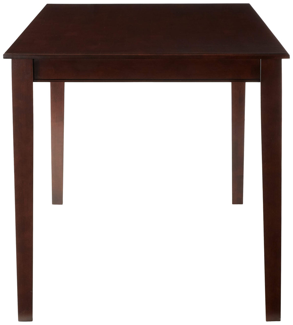 East West Furniture DUT-MAH-H Dudley Counter Height Dining Table - a Rectangle Dinner Table Top with Sturdy Legs, 36x60 Inch, Mahogany
