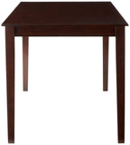 East West Furniture DUT-MAH-H Dudley Counter Height Dining Table - a Rectangle Dinner Table Top with Sturdy Legs, 36x60 Inch, Mahogany