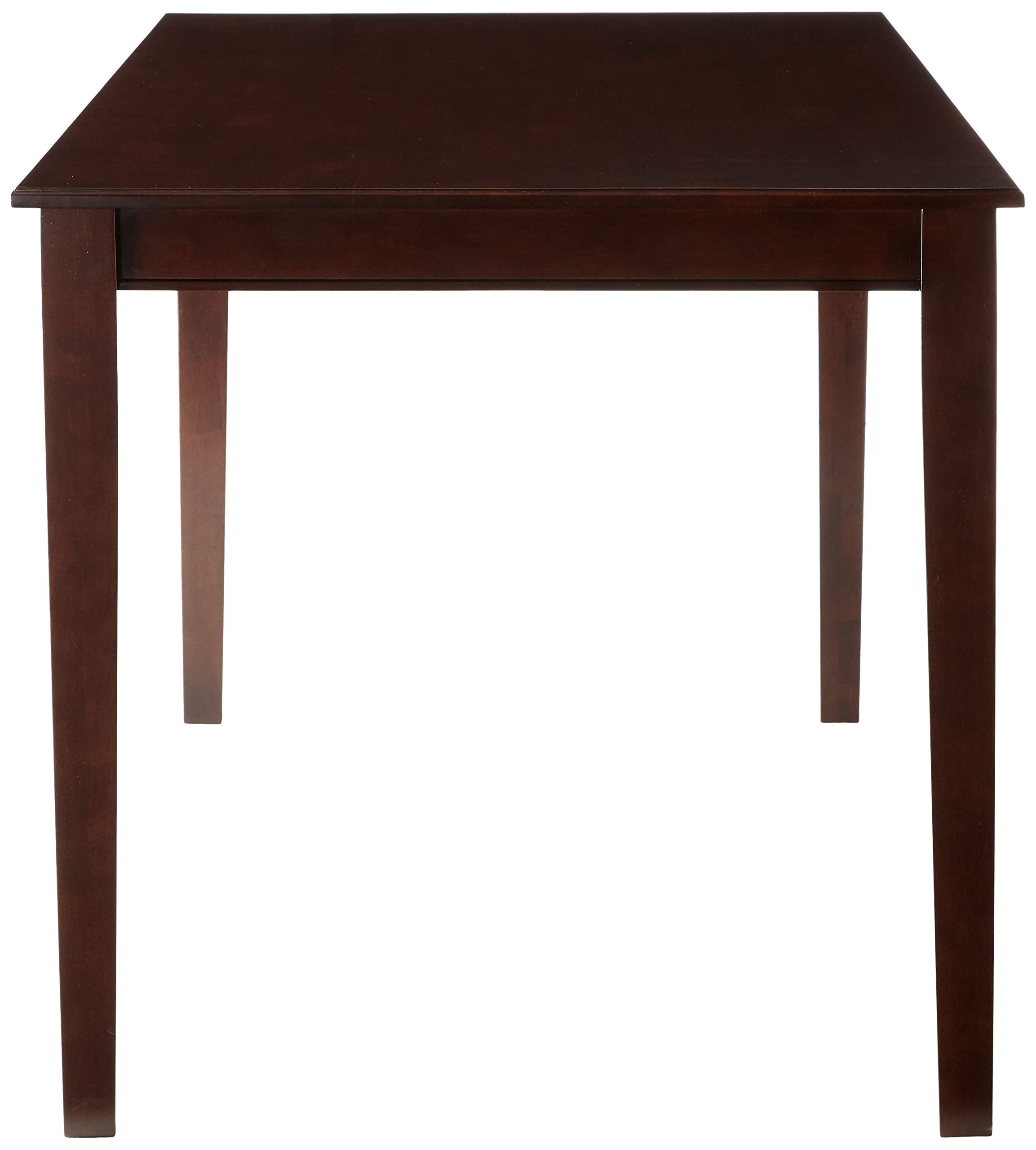 East West Furniture DUT-MAH-H Dudley Counter Height Dining Table - a Rectangle Dinner Table Top with Sturdy Legs, 36x60 Inch, Mahogany