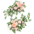 Lings moment 2pcsTerracotta Artificial Flower Garland Floral Swags Centerpieces Burnt Orange Wedding Arch Flower Greenery Arran