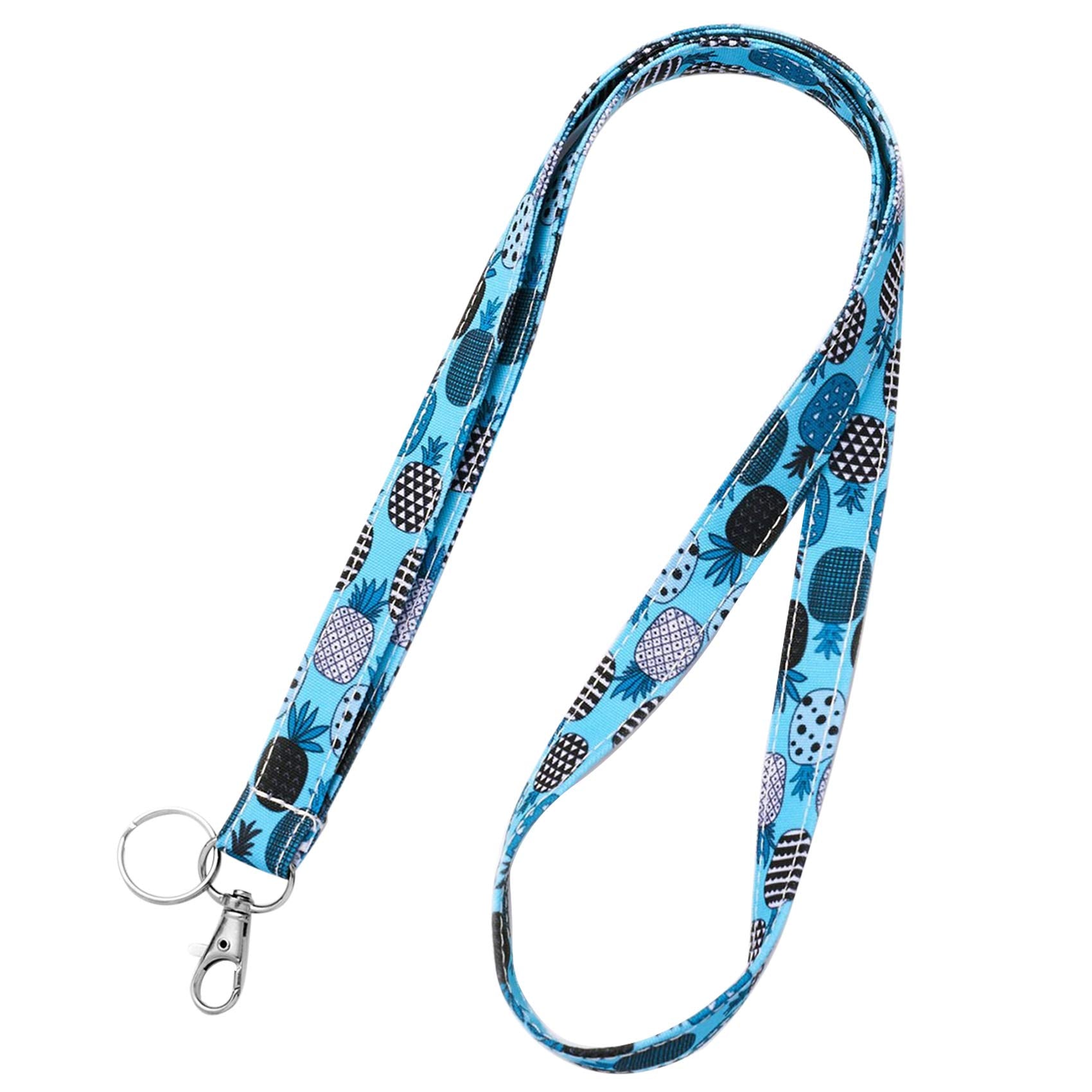 Pineapple Lanyard Id Holder Cotton Fabric Preschool Lanyard Teacher Gift Coworker Gift For Her Boss (Pineapple)