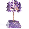 Ytbeoxk Amethyst Crystal Tree of Life,Money Tree Decorations,Crystals and Healing Stones,Reiki Positive Energy Gemstones Tree,Pu