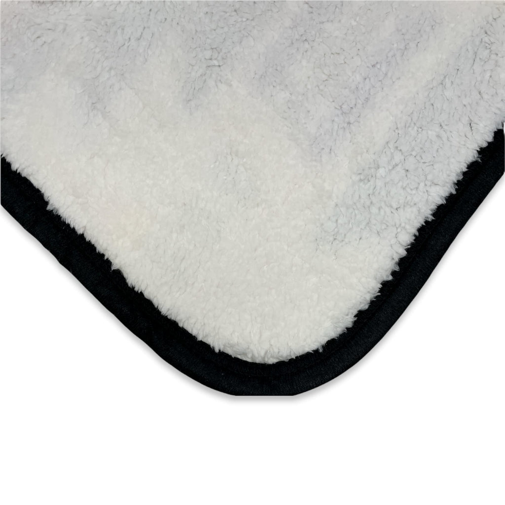 Nu Trendz Signature Southwest Design (Navajo Print) Sherpa Lined Throw 16112 White