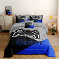 Rowadalo 6 Pieces Bed In A Bag Gamer Bedding Set For Boys Kids Adult Gaming Comforters Set,Boys Bed In A Bag Set Full Size Comfo