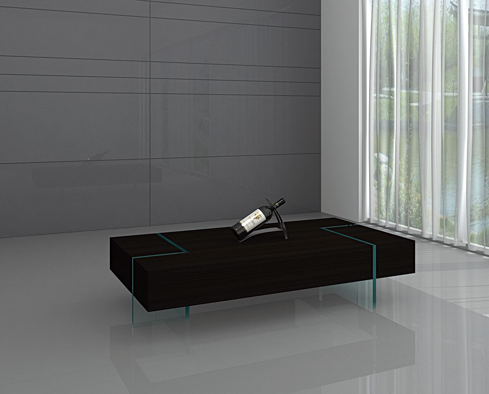 Neos Modern Furniture Coffee Table, Wenge