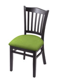 Holland Bar Stool Co. 3120 18 Chair with Black Finish and Canter Kiwi Green Seat