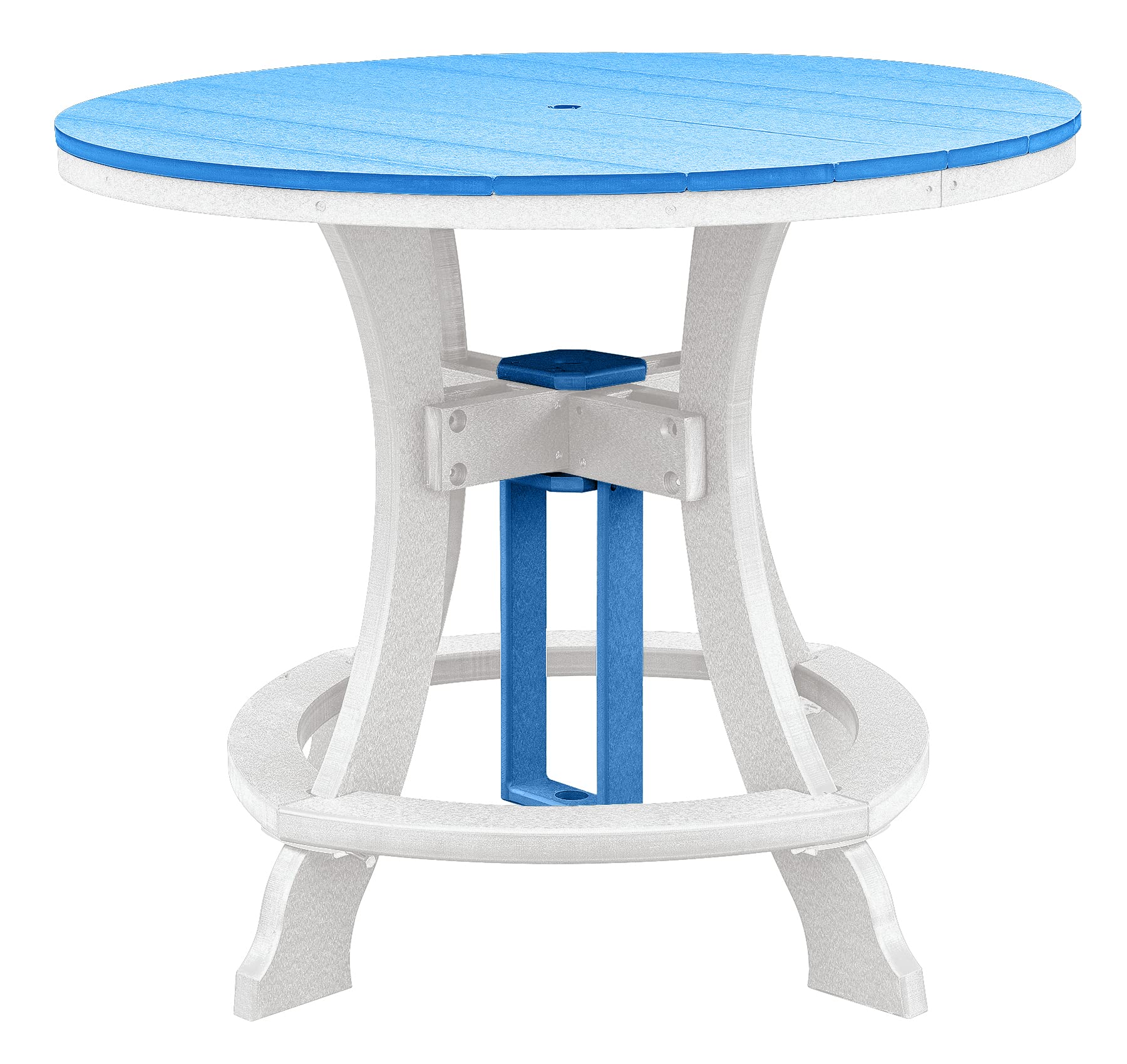 American Furniture Classics Counter Height Dining Table, Blue & White