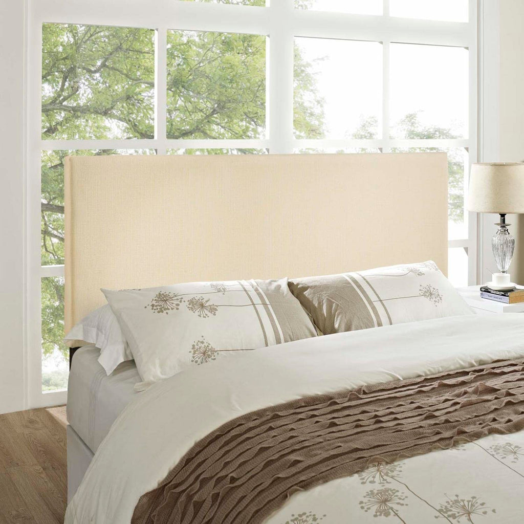 CasaFoyer  Region Linen Fabric Upholstered Queen Headboard | Spacious & Elegant Upgrade for Your Bed