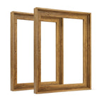 FOLKOR Floating Frame for 8x10 Inch Canvas Painting 0.6-0.8    Deep, 2 Pack Floater Frame for Canvas Prints, Art frame for Wall 
