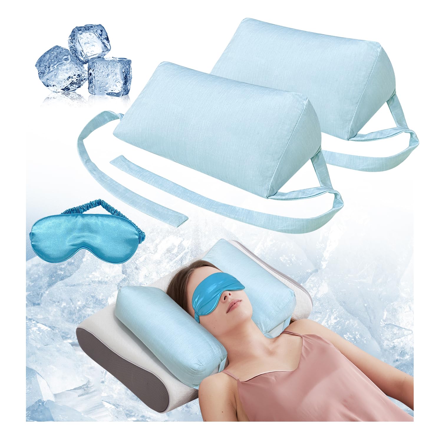 Back Sleeper Beauty Pillow For Anti Aging Wrinkle Prevention Face Up Head Positioning Back Sleep Training Pillow Head Stabilizer