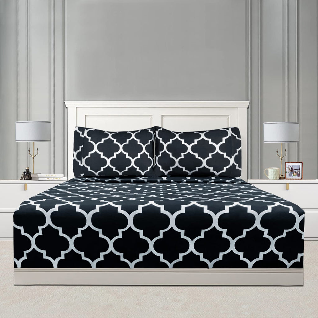 Mejoroom Full Bed Sheet Set - Super Soft Brushed Microfiber 1800 Thread Count Sheets With 16Inches Deep Pocket - Wrinkle Free -