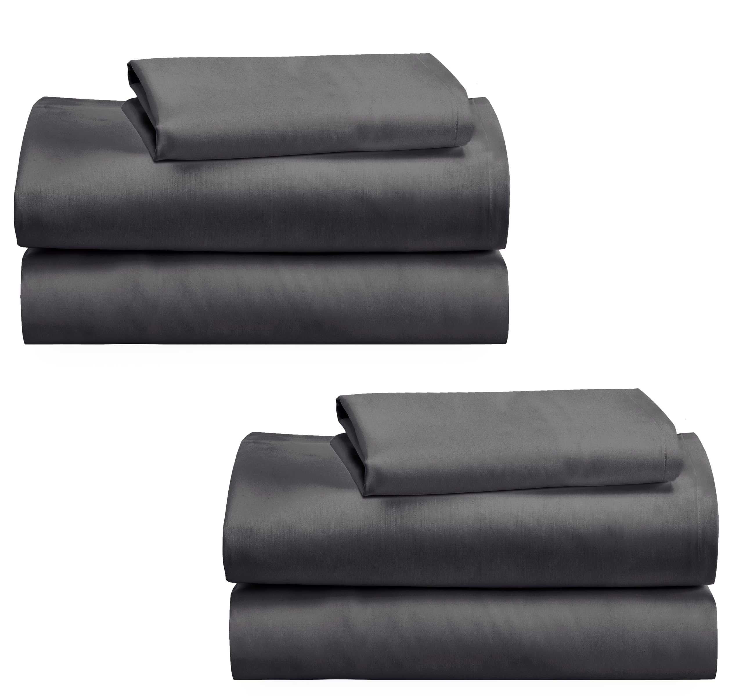 California Design Den 100% Cotton 2-Pack Twin Size Bed Sheets, Soft & Durable Cotton Twin Sheet Sets With Deep Pockets, Twin She