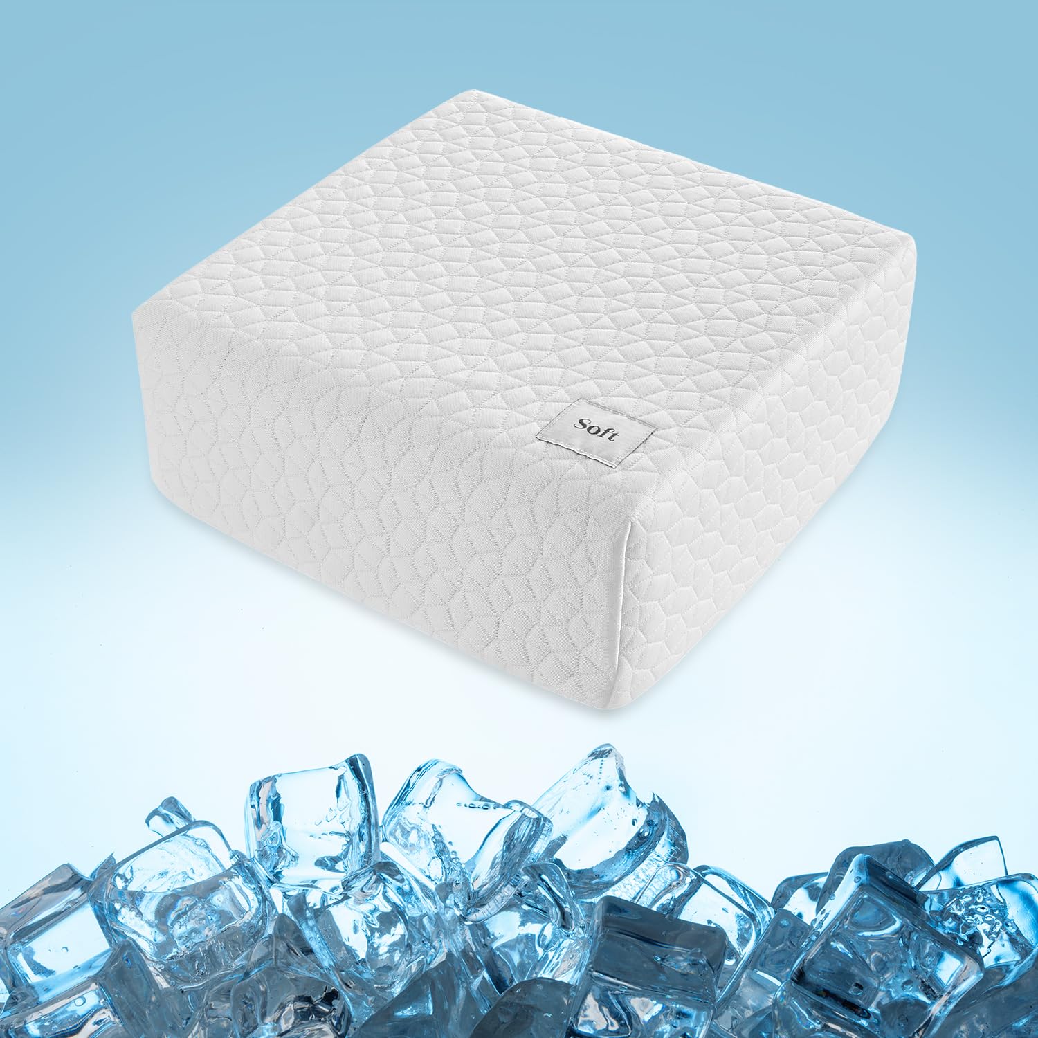 Harborest Cooling Cube Pillow - Side Sleeper Pillow For Neck And Shoulder Pain, Memory Foam Pillow Cube Pro With Adjustable Firm