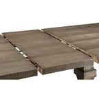 Acme Landon Square Wooden Top Dining Table in Salvage Brown