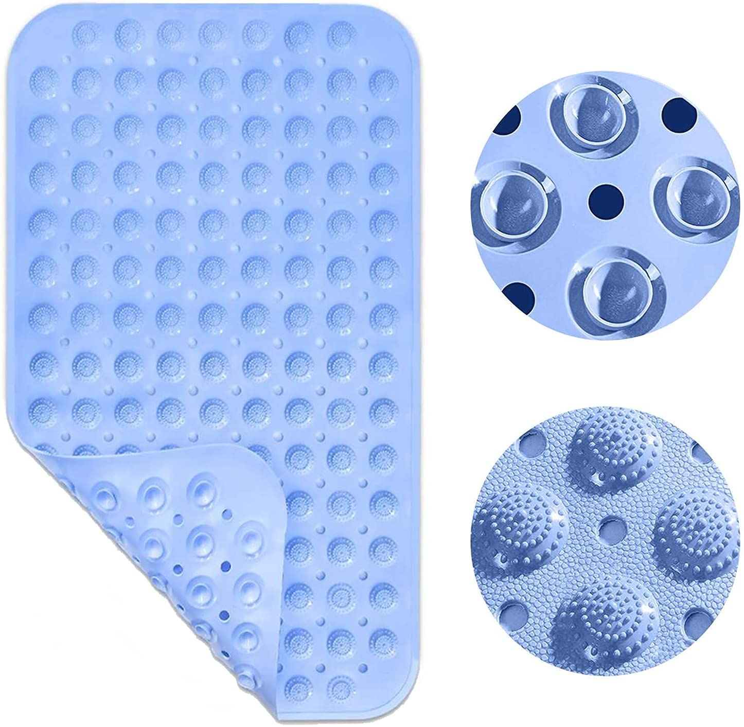 PAGHADI Bath Mats for Bathroom, Non Slip Washable Bathroom Bathtub Mats, Kitchen Bedroom Bathroom Toilet Doormat Pet Mat, Drain 