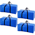 Extra Large Moving Bags with Strong Zippers & Carrying Handles, Storage Bags Storage Totes for Clothes, Moving Supplies, Space S