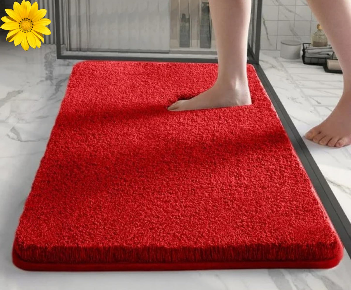 WIDKLASS Bath mat Door Mats Floor Mats Bathroom Mats Doormat Bathmat BathroomCarpet Cushion Mats Super Absorbent Soft Mats, Quic