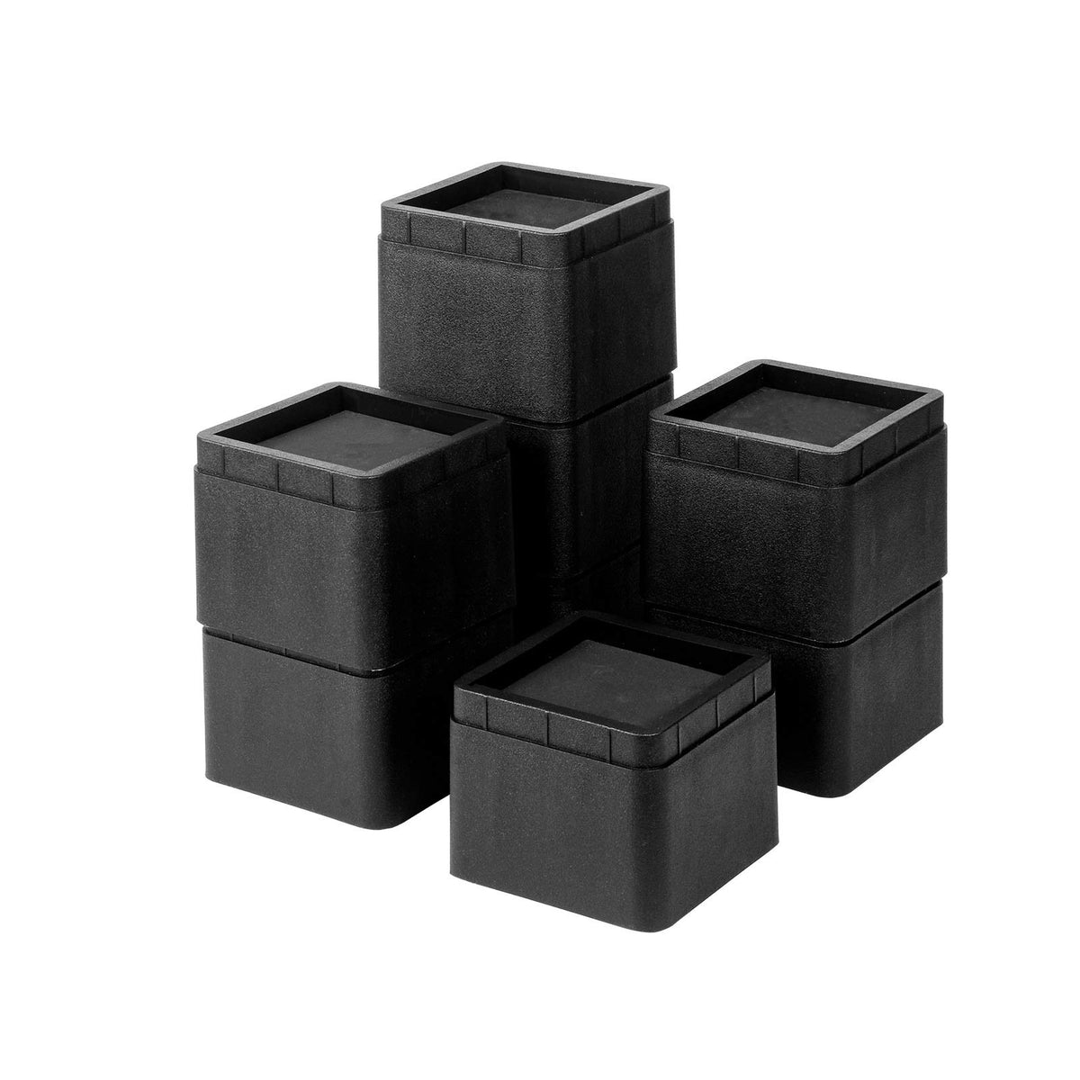 Btsd-Home Stackable Bed And Furniture Risers 3 Inch Heavy Duty Bed Lifts For Dorm Couch Chair Table Additional 3 Or 6 Inch 8 Pac
