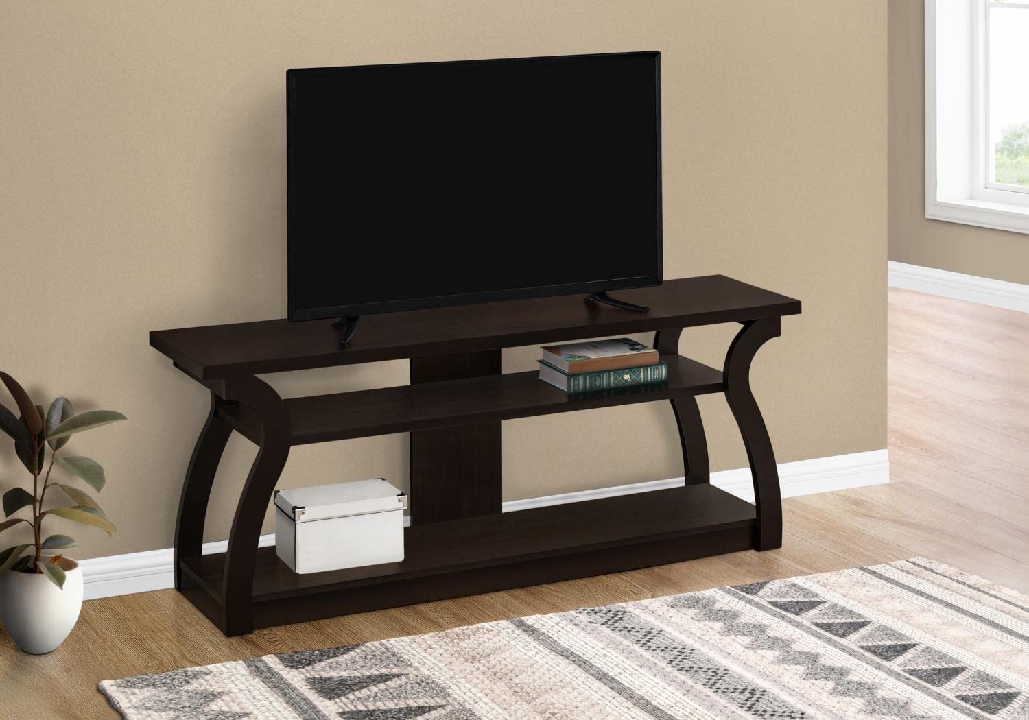Monarch Specialties I 2667 TV Stand - Thumbnail 2