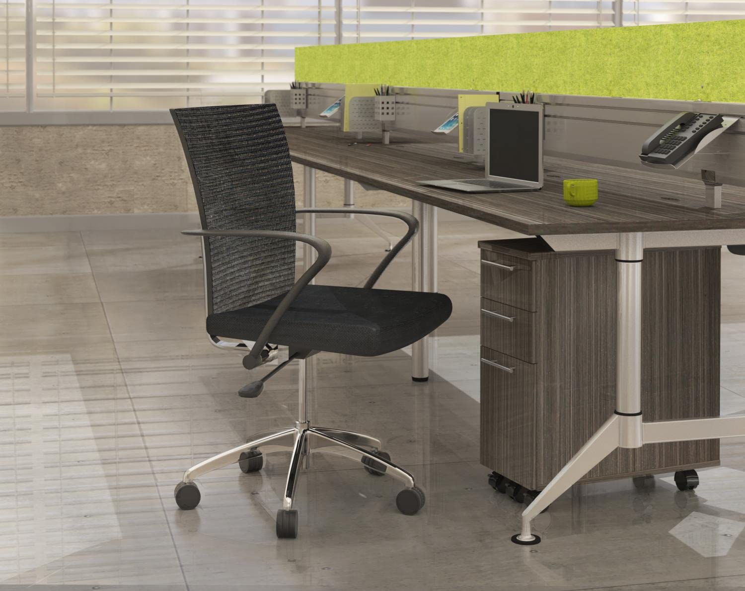 Safco Skinny Pedestal In Textured Driftwood Finish Absptdw