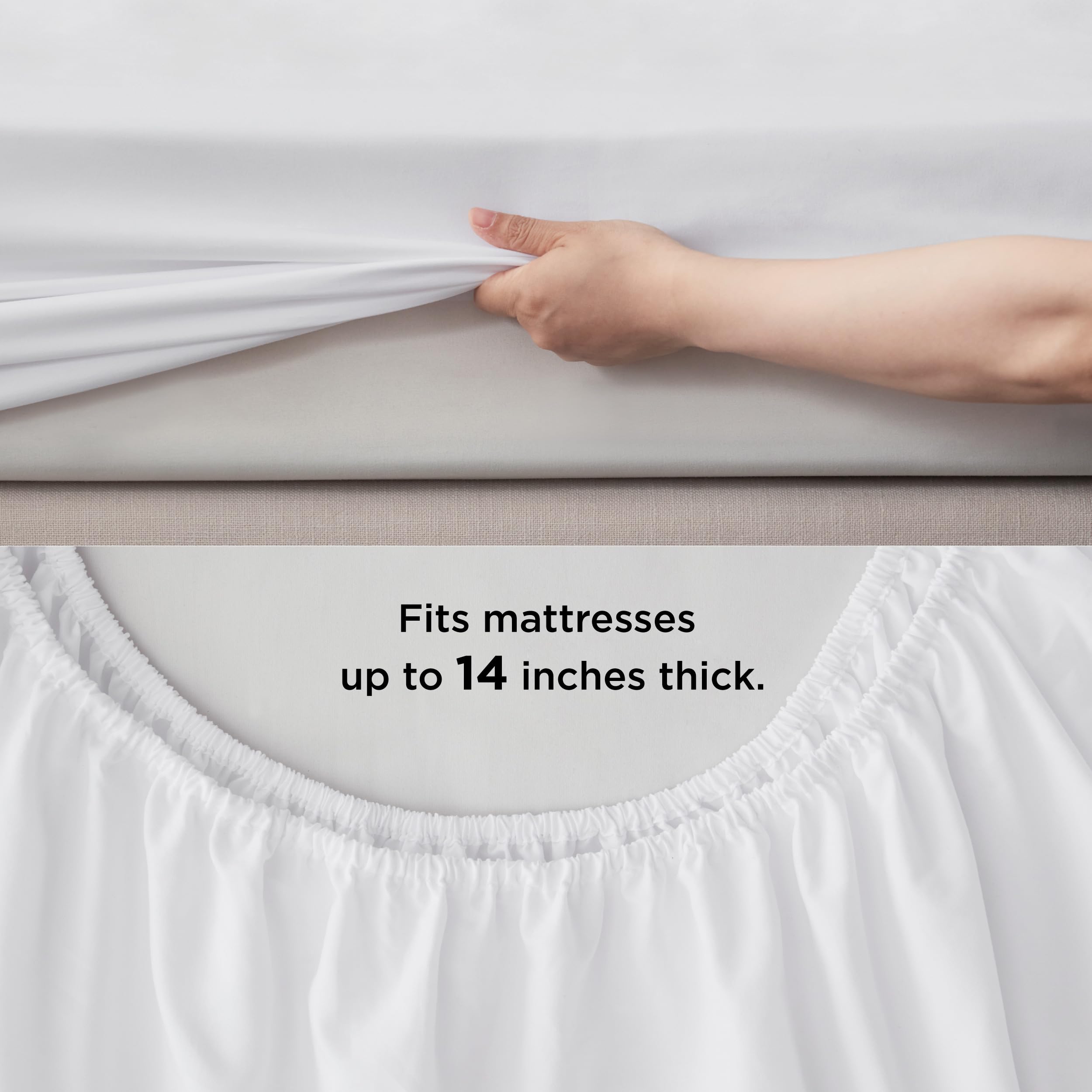 Bedsure White King Size Comforter Set - 7 Pieces Solid King Bed In A Bag, King Bed Set White With Comforters, Sheets, Pillowcases & Shams