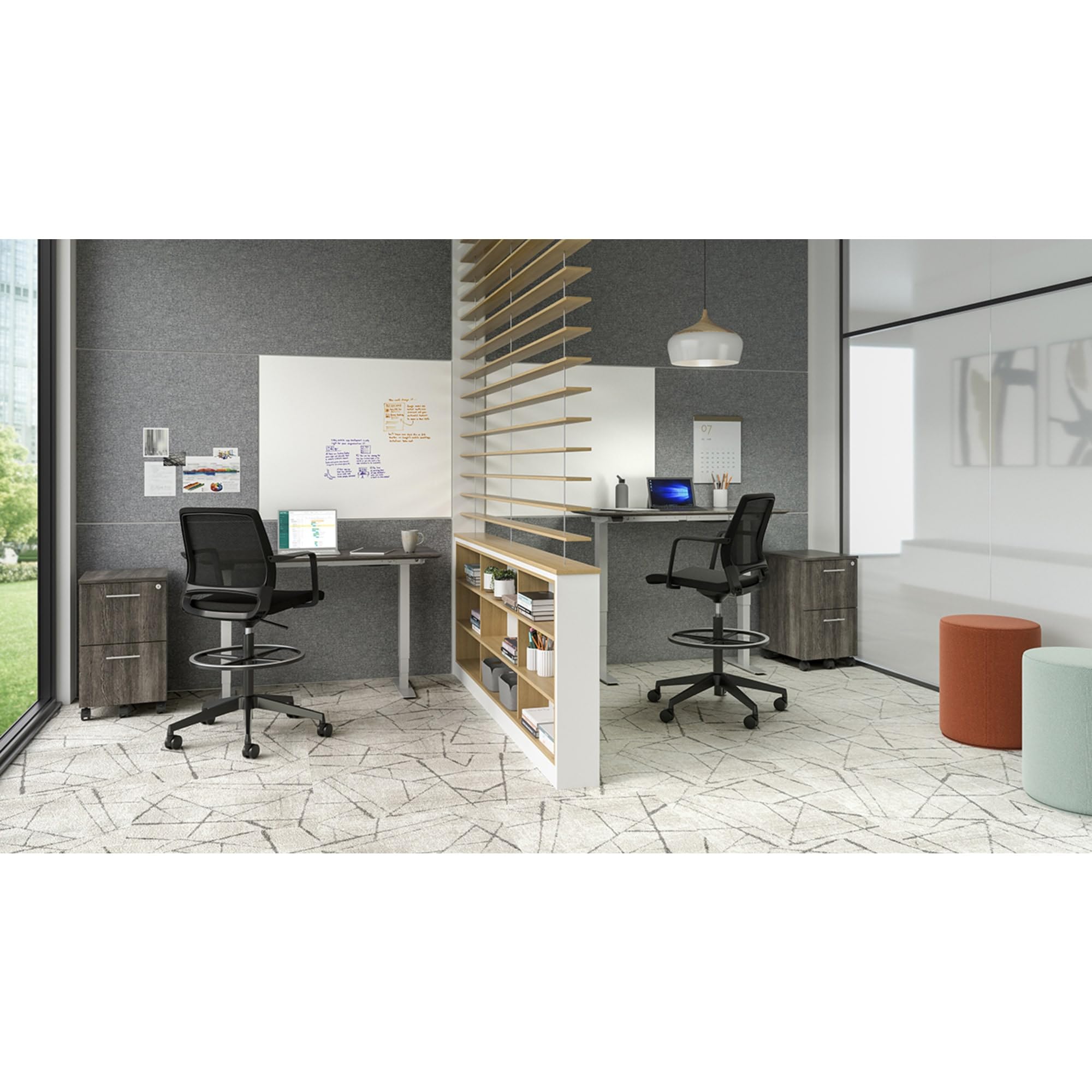 Safco Products Medina Extended-Height Office Chair - Thumbnail 4