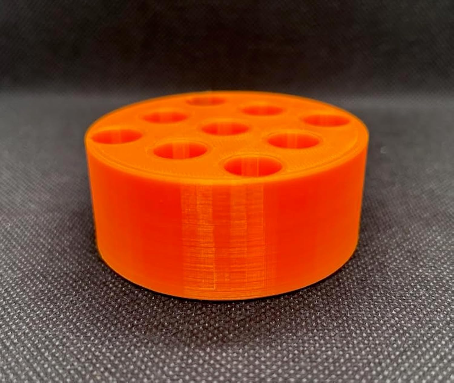 Designz3D 510 Cartridge, Pens And Battery Holder - 9 Spaces Puck (Orange)