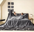 Coova Oversized King Fleece Blanket 120X138 Inches, Soft Cozy Warm Giant Extra Large 10'X11.5' Blanket For Bed, Sofa, Couch,Trav
